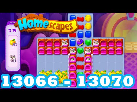 Homescapes Level 13066 - 13070 HD 3 - match puzzle Gameplay | android | IOS | 13067 | 13068 | 13069