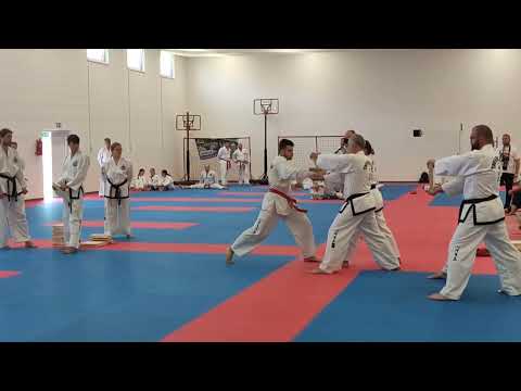 Taekwon-Do ITF Pardubice - Martin Špaňúr - zkoušky I. dan akce