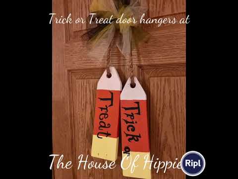 Trick or Treat door hangers at