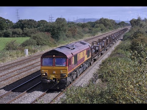 66070 AT COEDKERNEW WORKING THE 6Z20 EX SCUNTHORPE FREIGHT - 18th September 2012