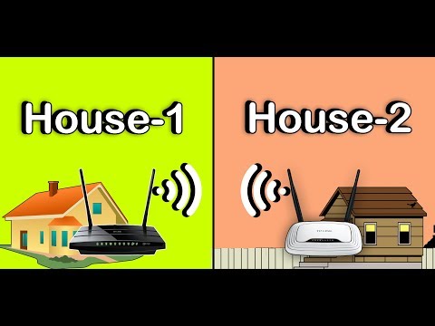 How To Connect wirelessly Two Routers On One Home Network Using WDS without cable Video