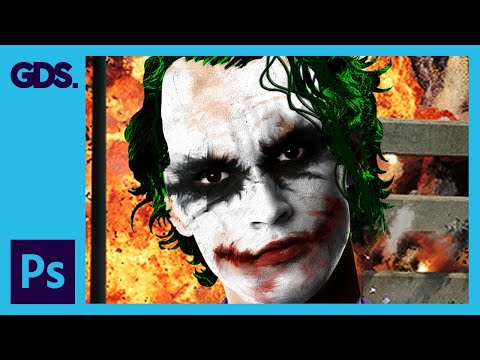 Polygonal portrait | Gradient effect in Adobe Photoshop with Illustrator