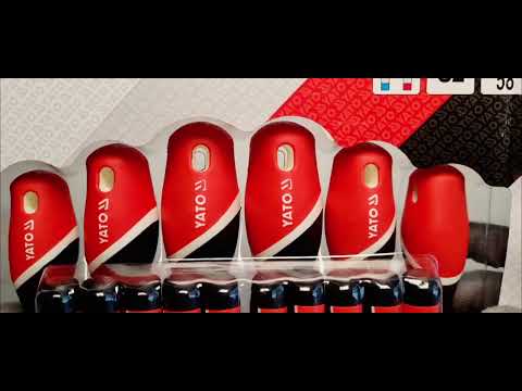 Отвертки плоские, крестовые PH, Torx, 18 шт. YATO (YT-25982)
