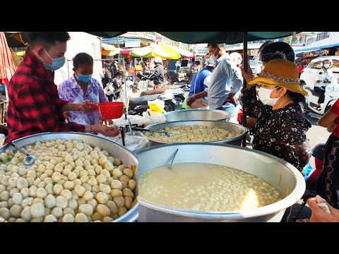 Orussey, Boeng Trabaek, & ChamkarDoung Market - Foods And People Activates
