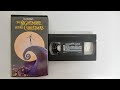 Opening To The Nightmare Before Christmas 1994 VHS 60fps