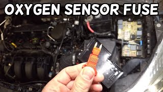 OXYGEN SENSOR FUSE LOCATION AND REPLACEMENT FORD FOCUS MK3 2012-2018