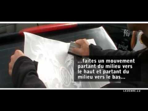 comment poser un autocollant sans bulle