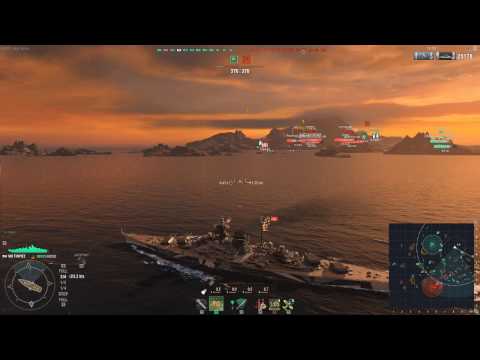 Tirpitz - Double Citadel While Turning