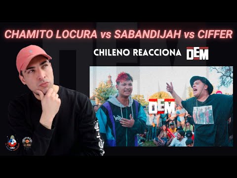 CHAMITO LOCURA vs CIFFER vs SABANDIJAH #dembattles #1 #chile #freestyle #chileno #rap #esparzaladata