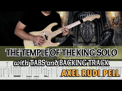 AXEL RUDI PELL THE TEMPLE OF THE KING SOLO with GP7 TABS and BACKING TRACK ALVIN DE LEON 2020