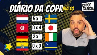 DIÁRIO DA COPA 10: CAMINHO DO BRASIL VAI FICANDO COMPLICADO. GOLEIRO FAZ HISTÓRIA