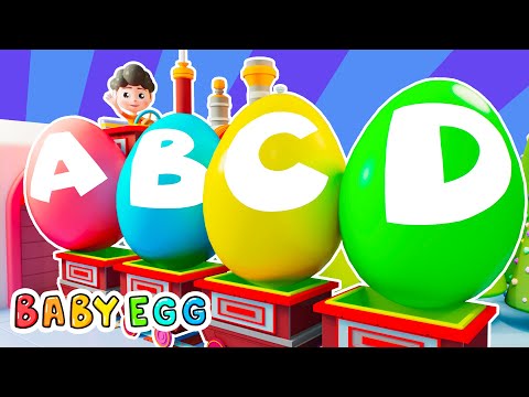 Surprise Eggs ABC | Colorful Humpty Dumpty Eggs Playground| @BabyEggSong Nursery Rhymes & Kids Songs