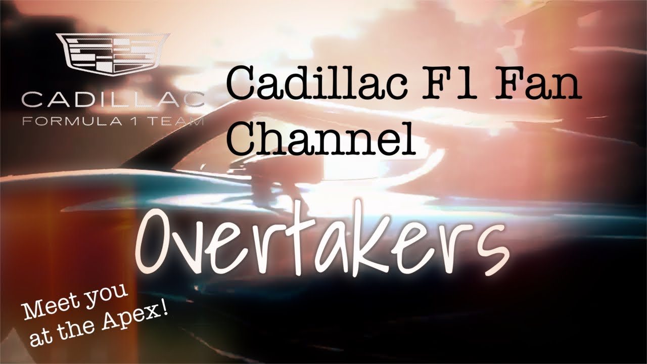 Overtakers YouTube video thumbnail — full Cadillac F1 video catalog