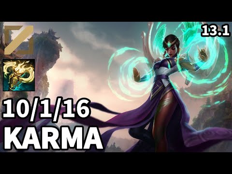 Karma Mid vs Xerath - EUW Master | Patch 13.1