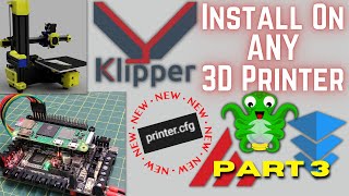 Install Klipper on ANY 3d printer - Part 3 - Adding New Features
