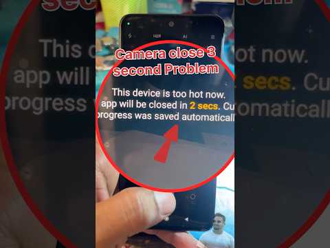 The app will be closed in 3 sec fix can’t connect to the camera #mi #redmi #cameraclosed #problem