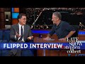 Jon Stewart's Flipped Interview With Stephen Colbert