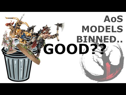 AoS loses models and entire factions - But is it a good thing??
