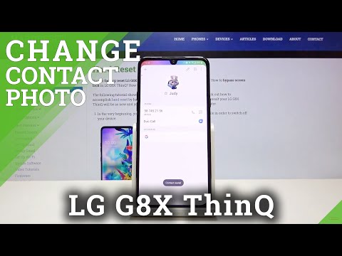How to Add Photo to Numbers in LG G8X ThinQ – Set Up Photo to Number