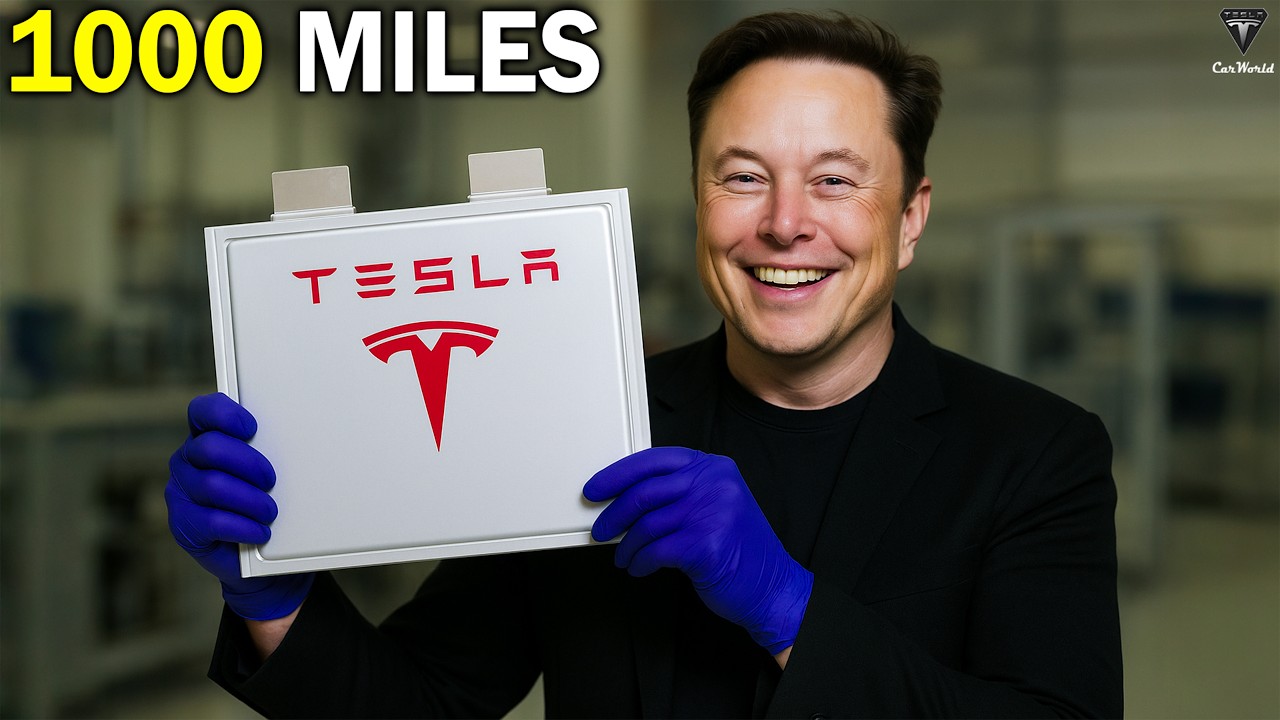 Finally Happened! Elon Musk UNLOCKED 1000 Miles Range With NEW Lithium Metal Battery Soon!