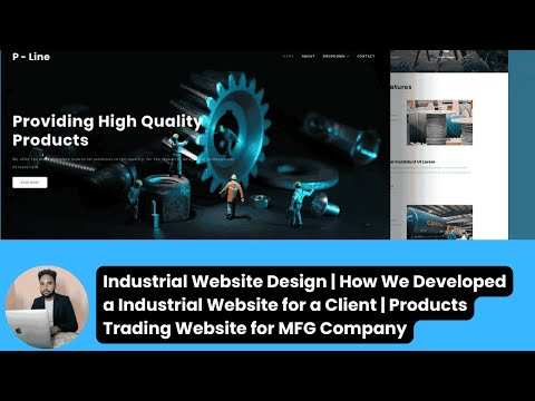 Professional Website for a Manufacturing Company — website by 24siteshop