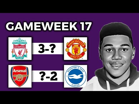 Premier League Gameweek 17 Predictions & Betting Tips | Liverpool vs Manchester United