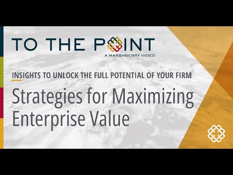 Thumbnail for Maximizing Enterprise Value (EV): Strategies For Wealth Management & Insurance Firms to Maximize EV video