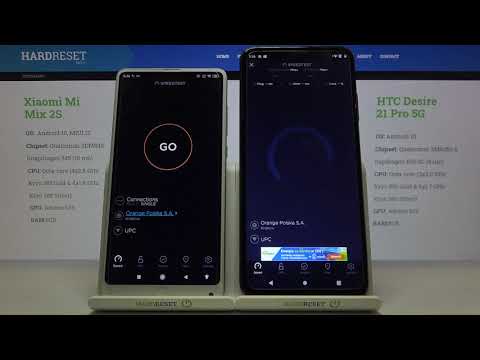 HTC Desire 21 Pro 5G vs XIAOMI Mi Mix 2 - WiFi Speed Test App