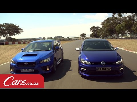 DRAG RACE Subaru WRX STI vs All New VW Golf R