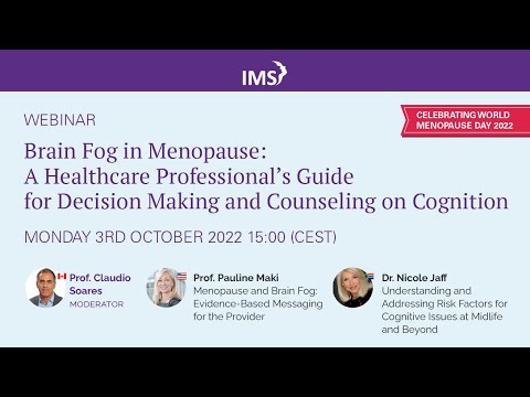video:Brain Fog in Menopause: A Healthcare Professional's Guide for Decision Making and Counseling on Cognition