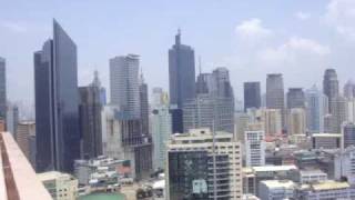 preview picture of video 'Makati City, Manila skyline part 1'