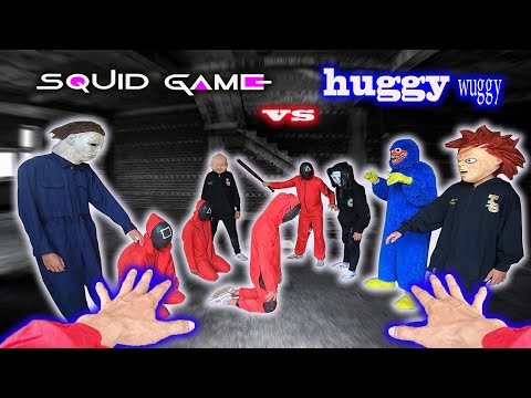 SQUID GAME Attacked By Clowns || HUGGY WUGGY KIDNAPPED ( epic parkour pov action ) part4