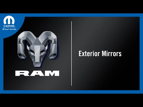 Exterior Mirrors | How To | 2025 Ram Heavy Duty Trucks