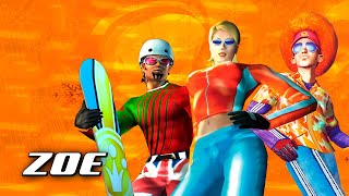 SSX Tricky - Extras - Characters - Zoe Payne - Voice by Bif Naked