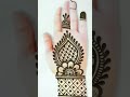 Easy And Beautiful Mehndi Design For Front Hand Mehndidesigns Bridalhenna Bridalmehndi Shorts