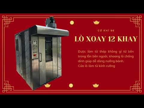 Lò Nướng Xoay 12 Khay