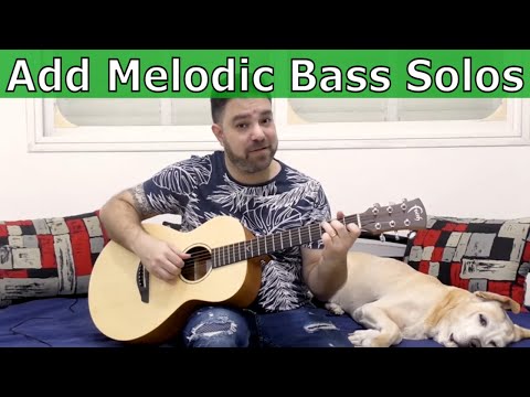 How to Create and Add Melodic Bass Solos to Your Fingerstyle  |  Guitar Lesson