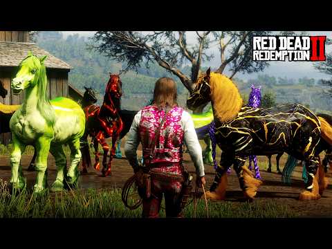 Rare & Legendary Horses You Need to See | Legendary Horse Tamer in Red Dead Redemption 2