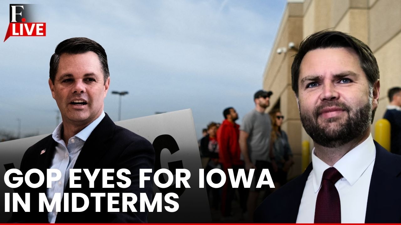 JD VANCE SPEECH LIVE: US Vice President Campaigns With Zach Nunn Ahead of Midterm Election in Iowa