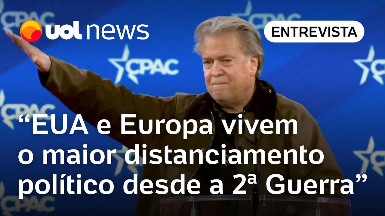 Gesto nazista de Steve Bannon afasta ainda mais EUA da Europa e coloca em risco Otan, diz professor