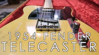 Video thumbnail for "Pick of the Day" - 1954 Fender Telecaster by Emerald City Guitars