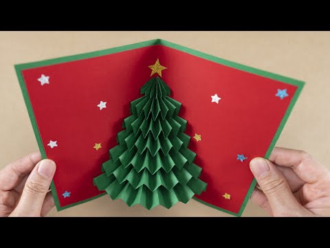 3D Christmas Card | How to make Christmas Card |...