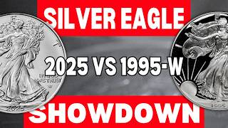 Coins 101: 2025 Silver Eagle vs. 1995-W: A Collector's Showdown        #coincollecting #numismatics