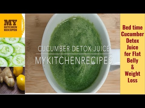 Cucumber Juice Recipe for Body Detox and Weight Loss| Lose Belly Fat in 1 Week