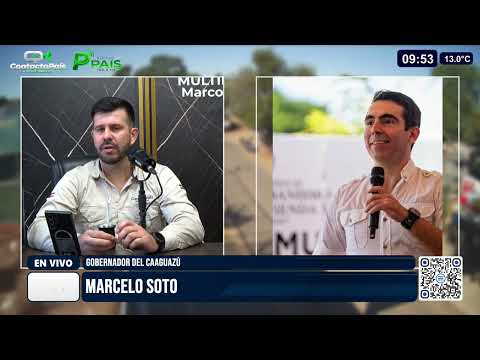 Nota con Derlis Garay - presidente de la Junta de campo 9 y el Gobernador de Caaguazú Marcelo Soto