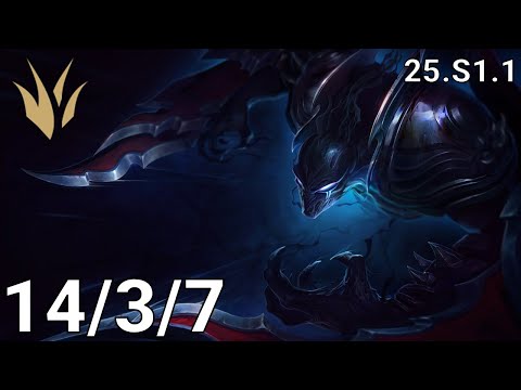 Nocturne Jungle vs Kayn - EUW diamond  | Patch 25.S1.1