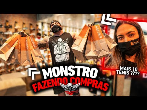 O GIGANTE COMPROU O MAIOR TENIS DA LOJA - FABIO GIGA