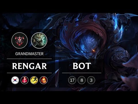 Rengar Bot vs Ezreal - KR Grandmaster Patch 9.4