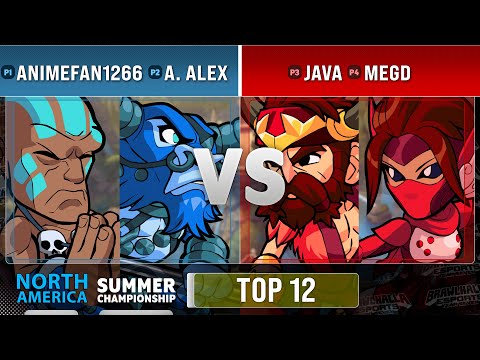 animefan1266 & Anonymus Alex VS Java & megd - Top 12 - NA - Summer Championship 2022 - Doubles