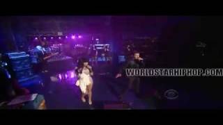 NICKI MINAJ &amp; ROBIN THICKE : Perform 'Shakin It Fo Daddy' - David Letterman